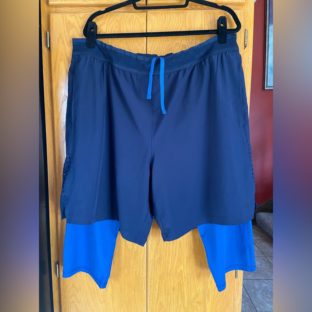 Russell 2 in 1 Athletic Shorts